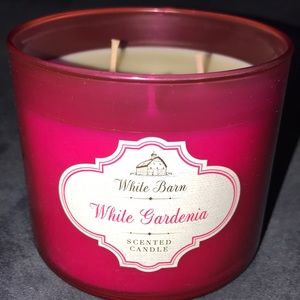 BBW White Barn Gardenia Scented Three Wick Candle